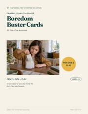 Boredom Buster Cards cover